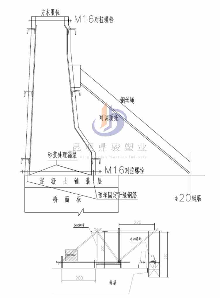 防撞护栏塑料模板厂-按图订制施工